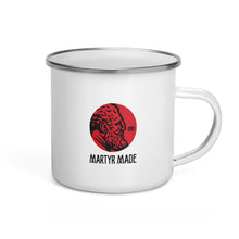 Load image into Gallery viewer, Heroes Villains Martyrs Traitors Enamel Mug